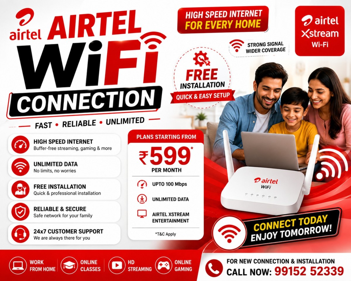Airtel WiFi Connection