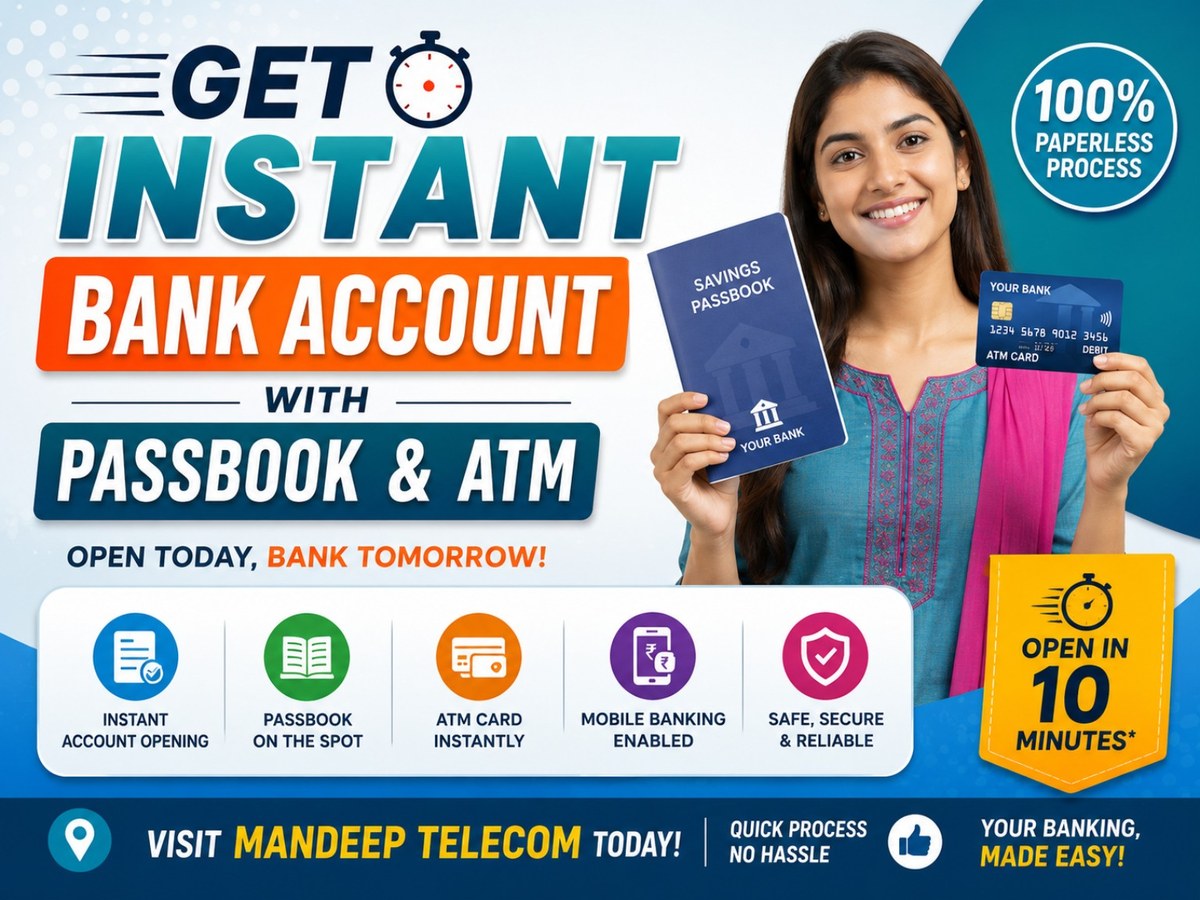 Instant Bank Account